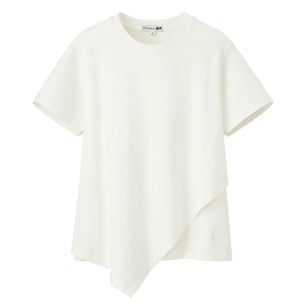JW Anderson x Uniqlo White Asymmetric T-Shirt